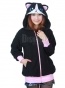     / Hoodie Kigurumi Black Cat
