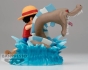 One Piece World Collectable Figure Monkey D. Luffy vs Local Sea Monster
