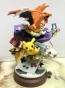 ������� Pokemon Pocket Monsters Pikachu with Charizard and Game Devices Statue