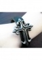 ������� Adjustable Unisex Leather Cross Bracelet 54846