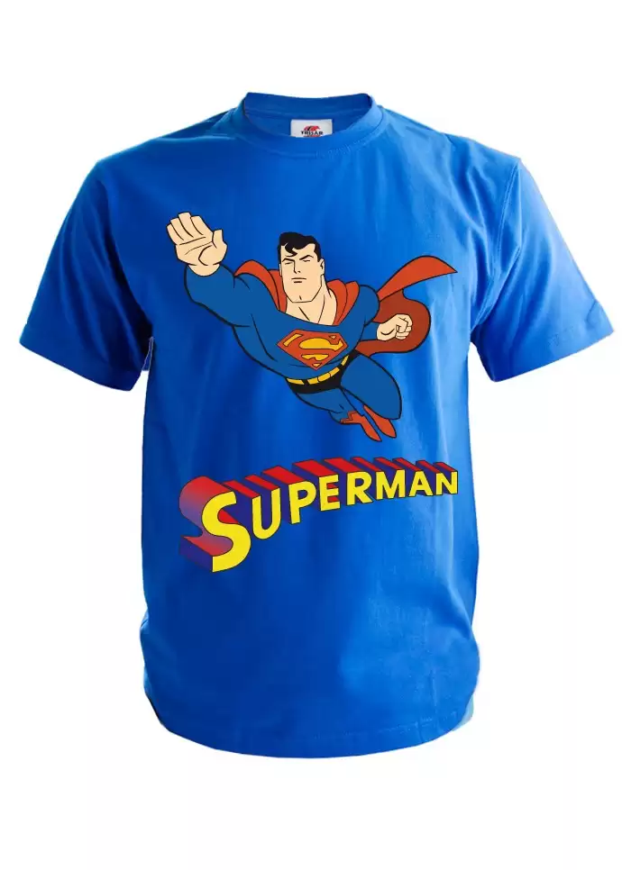 Super man t shirt discount
