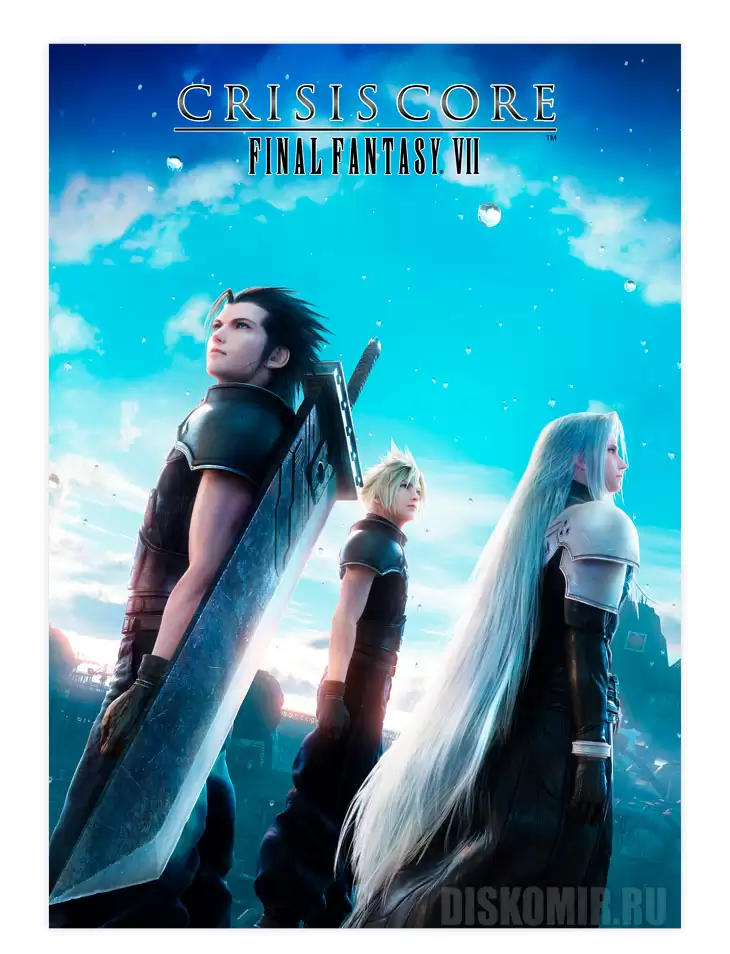 Плакат бумажный Crisis Core Final Fantasy VII Reunion - купить недорого