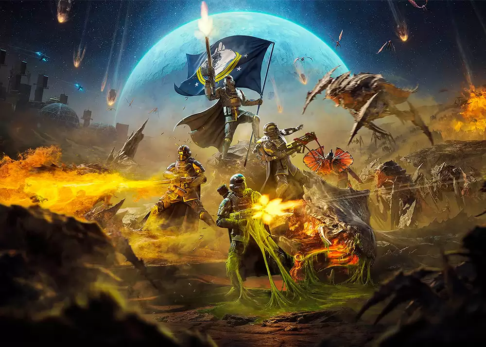 Helldivers malevelon creek. Helldivers 2. Helldivers 2 Steam. Helldivers 2 обои на рабочий стол 1920 1080. Арты по Helldivers 2.