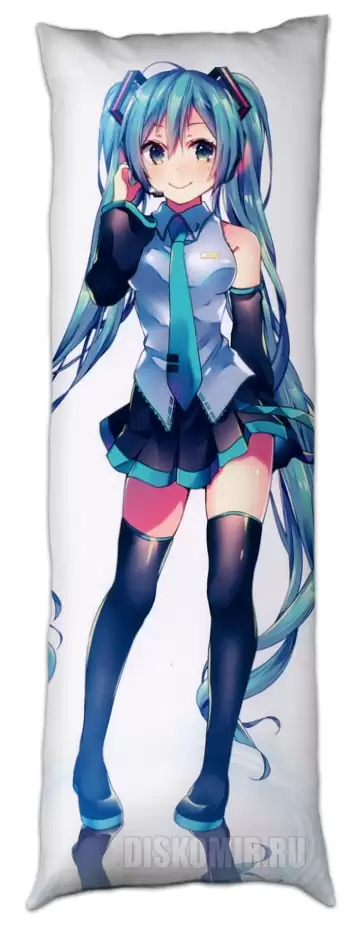 Наволочка дакимакура на подушку обнимашку Vocaloid - Miku Hatsune ...