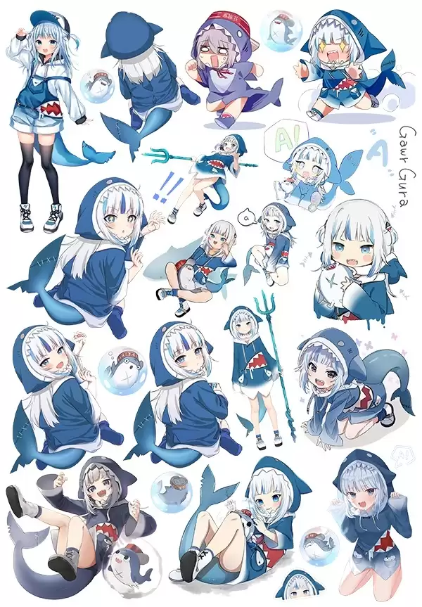 Gawr gura stickers telegram. ГУРА Стикеры. Гавр ГУРА Стикеры. GAWR gura Sticker