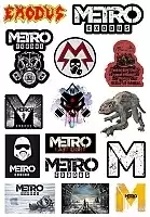 Метро эксодус значок. Значок игры метро исход. Метро 2033 наклейки. Метро эксодус значок. Питерские стикеры.