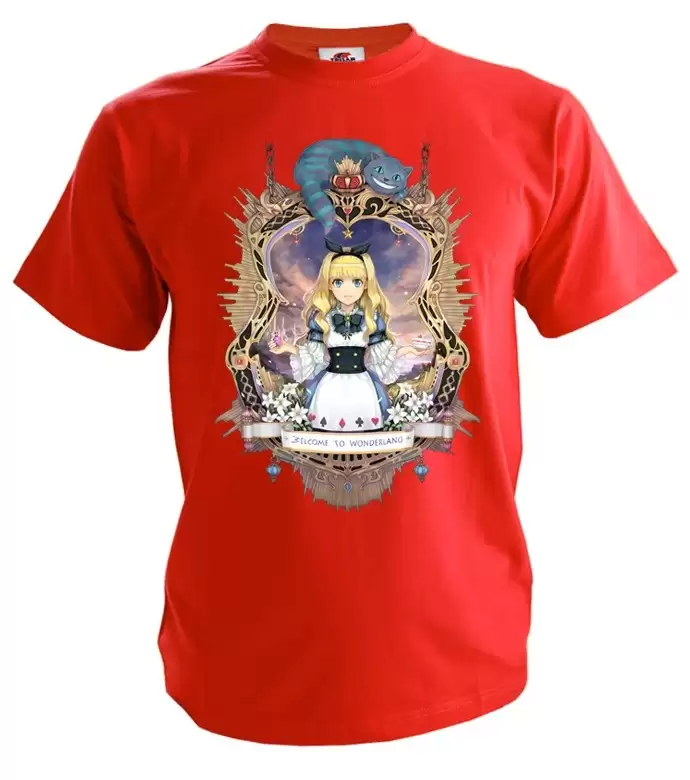 Аниме футболка Alice in Wonderland - купить недорого