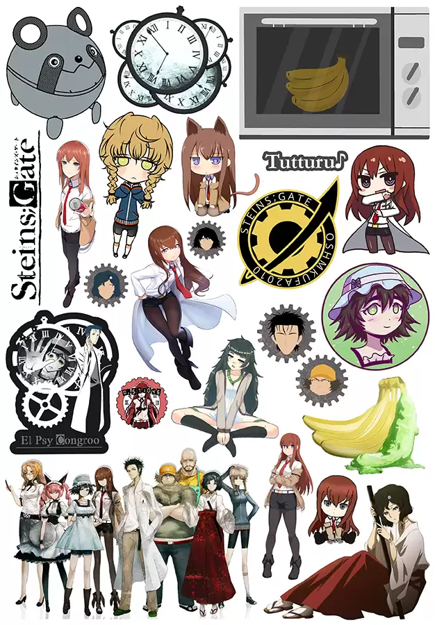 Наклейки Steins;Gate No.2 - купить недорого